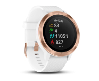 Garmin Vivoactive 3 Różowe Złoto z Białym Paskiem - 436591 - zdjęcie 3